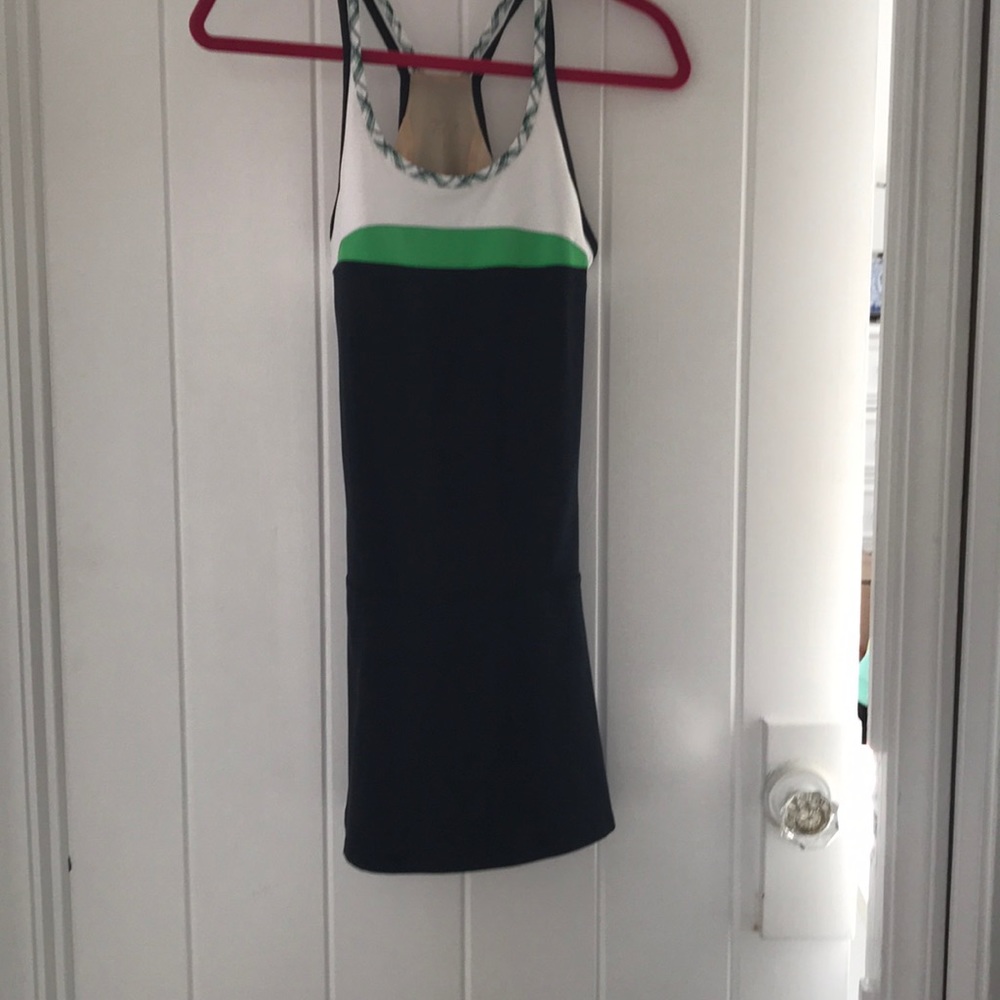 And black tennis dress